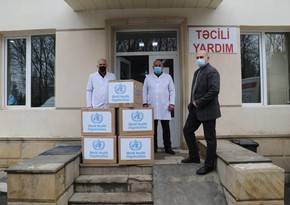 ÜST Şamaxı Mərkəzi Rayon Xəstəxanasına 12 500 tibbi maska verib