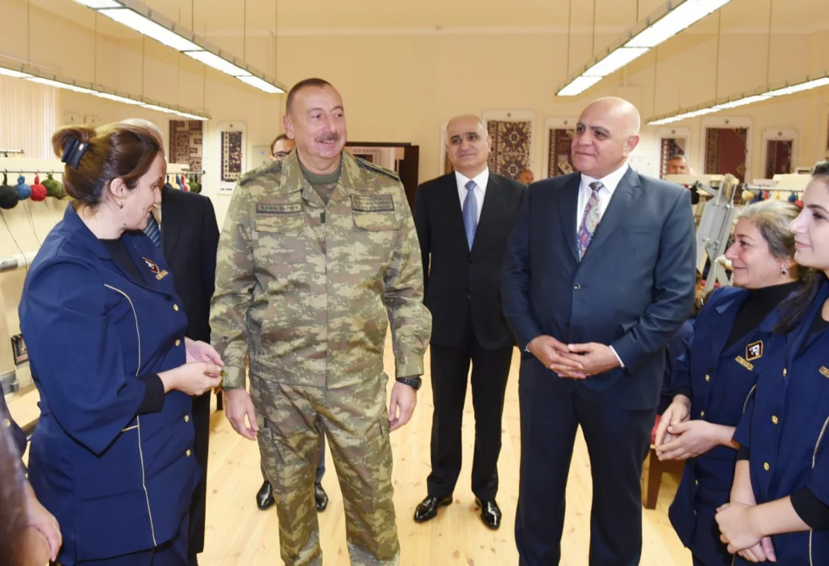 Prezident İlham Əliyev: Azərbaycan xalçası artıq dünya bazarlarına çıxacaq