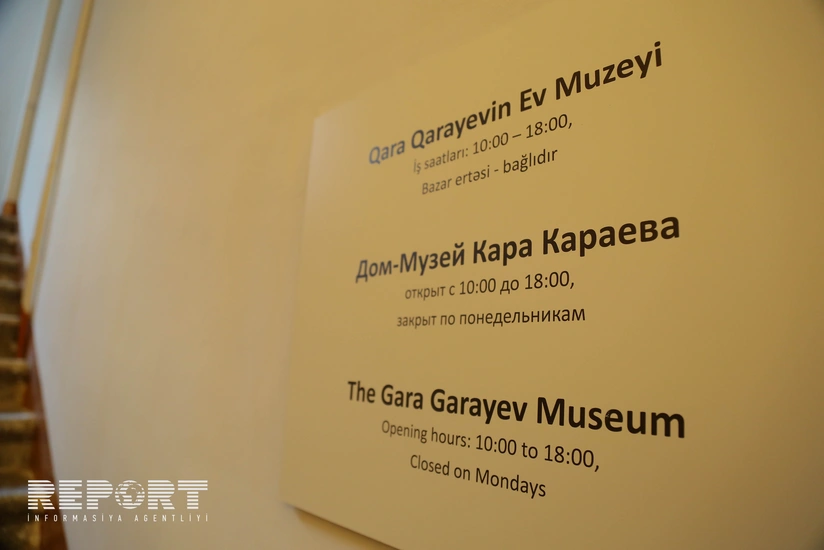 Qara Qarayevin ev muzeyinin açılışı olub