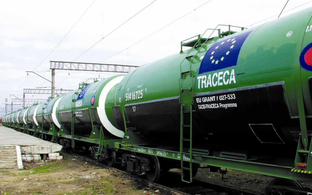 TRACECA-nın Azərbaycan hissəsində daşınmış yüklərin 18%-ni tranzit yüklər təşkil edib