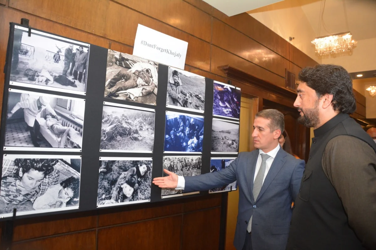 Pakistanlı nazir: Ermənilərin Xocalıda mülki əhaliyə qarşı törətdiyi qətliam bəşəriyyətə qarşı cinayətdir
