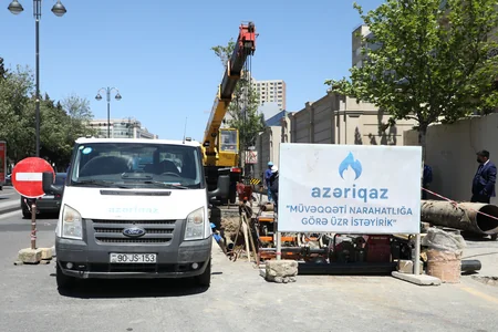 20 min abonentə xidmət edəcək köhnə qaz xətti yenilənib