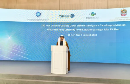 Ilham Aliyev inaugurates Garadagh Solar Power Plant