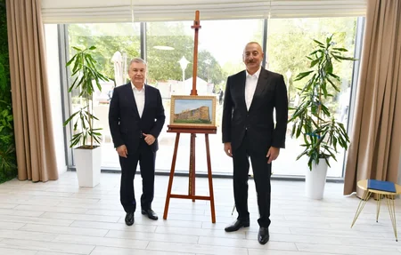 Azərbaycan ilə Özbəkistan prezidentləri və xanımları Şuşaya səfər ediblər - YENİLƏNİB