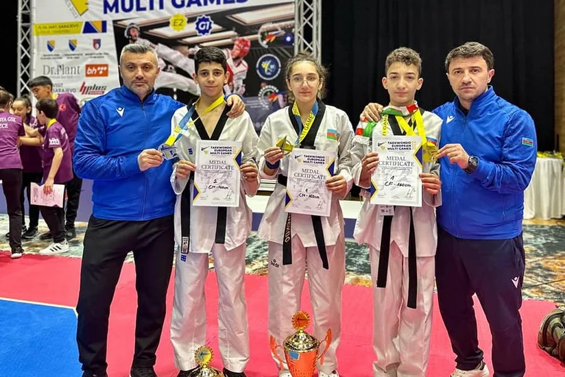 Azərbaycan taekvondoçuları Multi Avropa Oyunlarında daha 3 medal qazanıblar