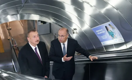 Metronun “Xətai” stansiyası təmirdən sonra istifadəyə verilib, Prezident İlham Əliyev görülən işlərlə tanış olub - YENİLƏNİB
