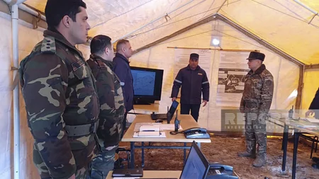Naxçıvanda qar uçqunlarının nəticələrinin aradan qaldırılması ilə bağlı təlim keçirilib