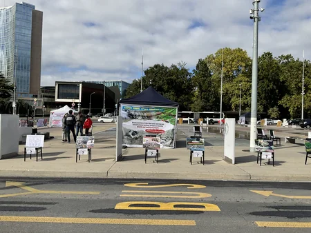 Azerbaijanis hold exhibition-picket in front of UN office in Geneva