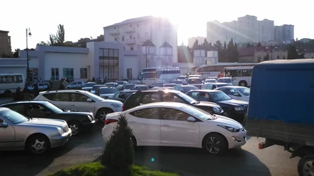 ​Bakının şimal girişində tıxac yaranıb - FOTO