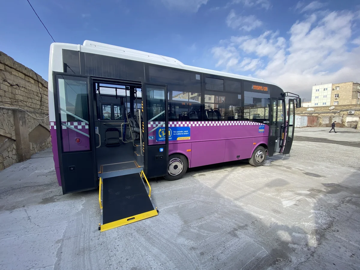 Bakıda daha bir marşrut xəttində yeni avtobuslar