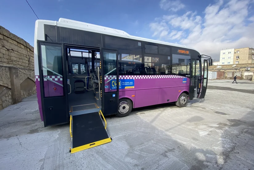 Bakıda daha bir marşrut xəttində yeni avtobuslar