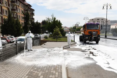 В Баку проведен очередной общегородской субботник