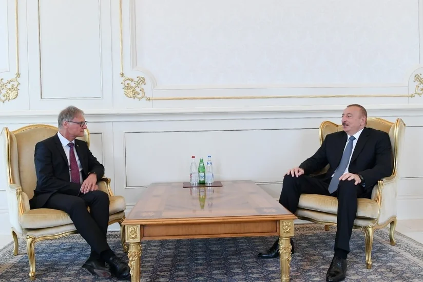 President Ilham Aliyev receives credentials of incoming German ambassador