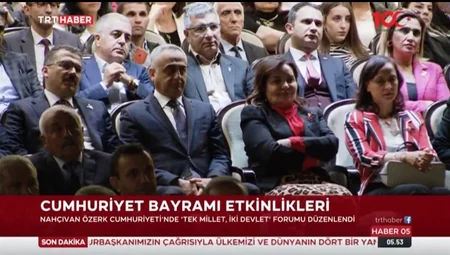 “TRT Haber” Naxçıvanda keçirilən “Bir millət, iki dövlət forumundan videoreportaj yayımlayıb