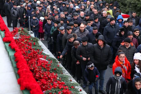 Cüdo Federasiyasının rəhbərliyi və kollektivi Şəhidlər Xiyabanını ziyarət edib