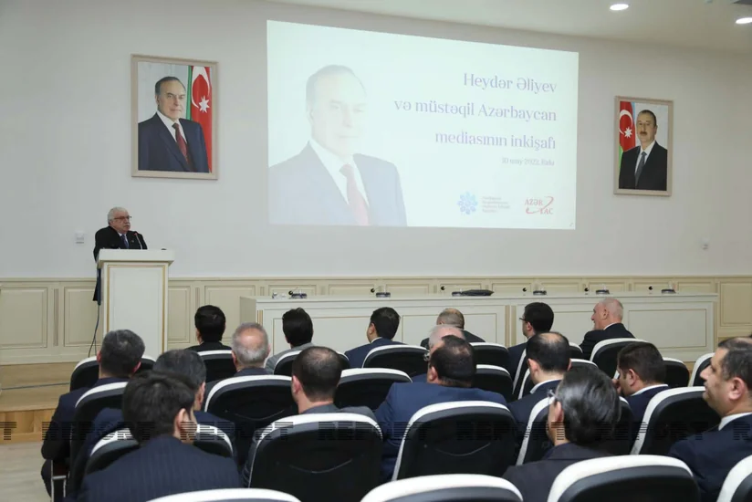 Heydər Əliyev və müstəqil Azərbaycan mediasının inkişafı adlı tədbir keçirilib