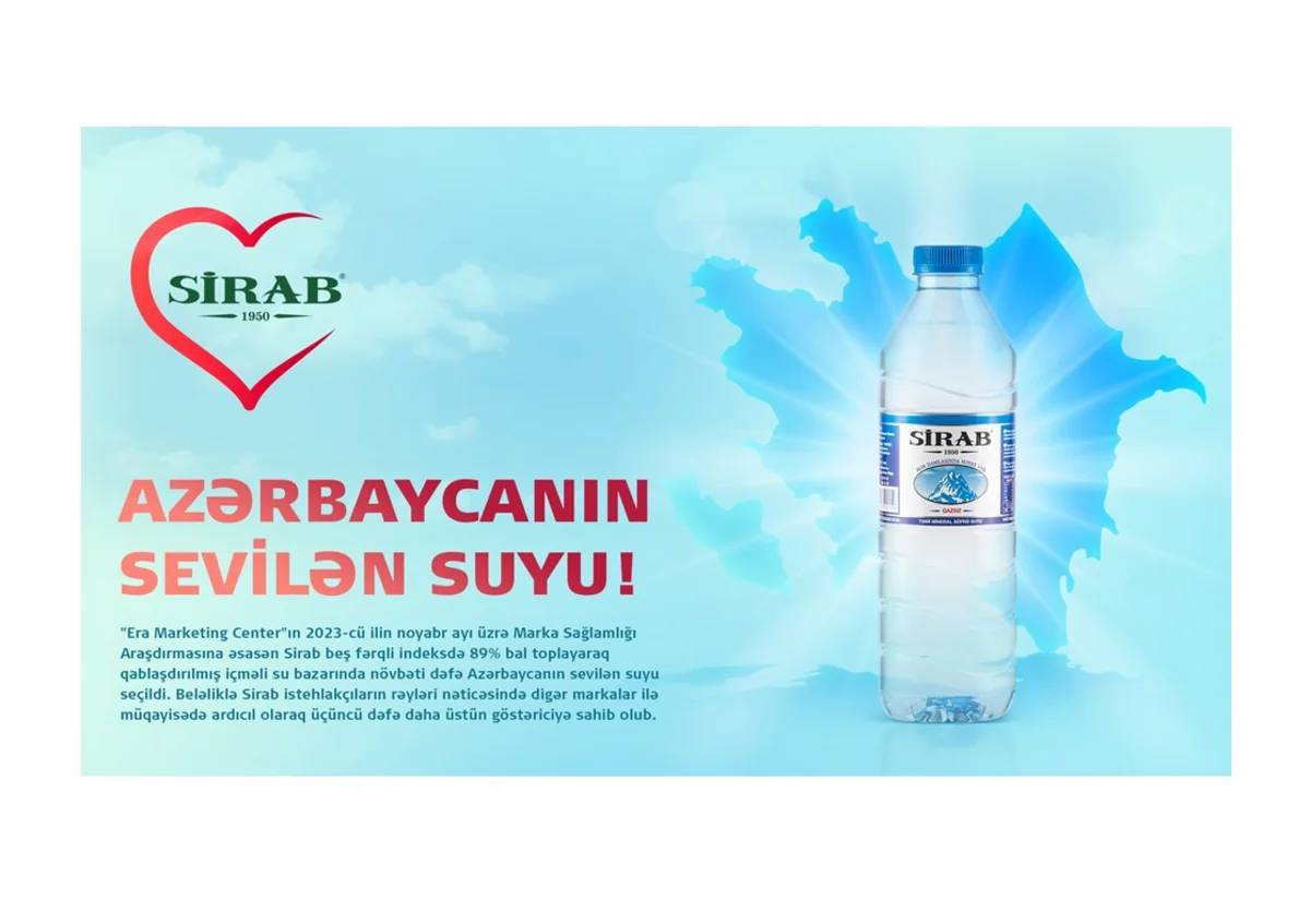 3-cü dəfə Azərbaycanın sevilən suyu seçildi