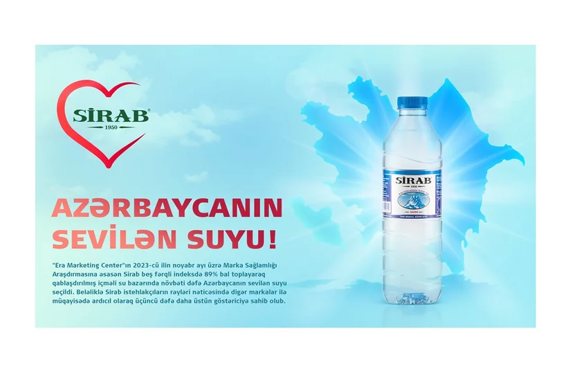3-cü dəfə Azərbaycanın sevilən suyu seçildi