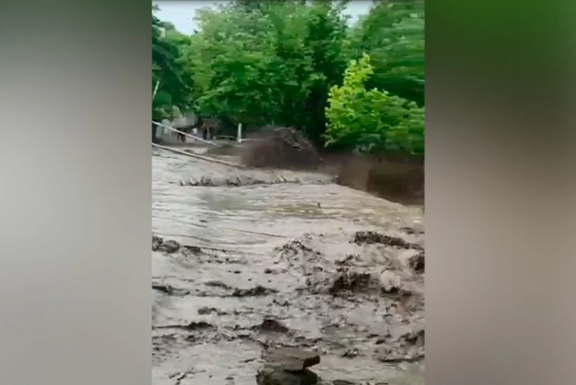 Göygöldə güclü sel qaz xətlərini sıradan çıxarıb