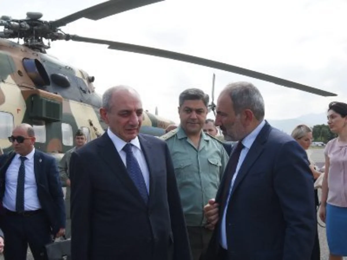 Ermənistanın baş naziri  Xankəndinə gəlib