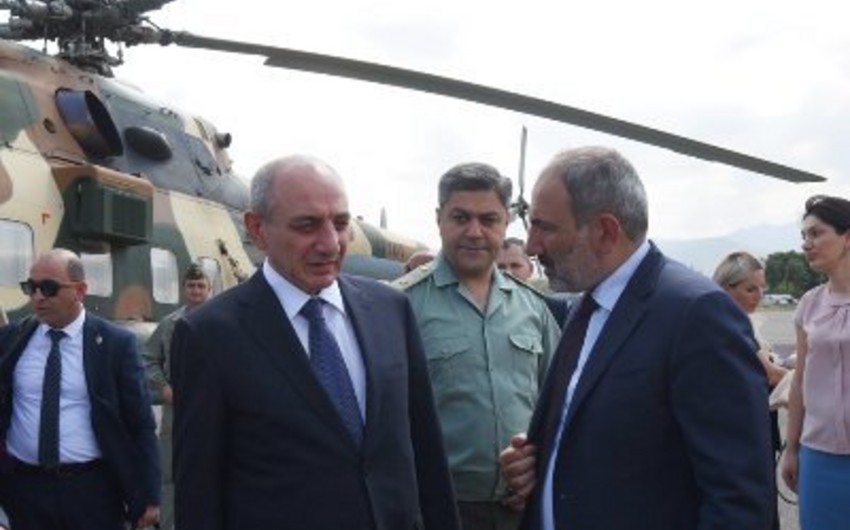 Ermənistanın baş naziri  Xankəndinə gəlib