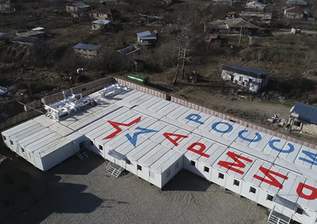 В Карабахе возвели еще четыре блочно-модульных городка для миротворцев