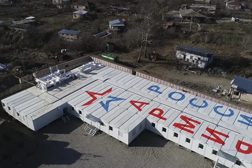 В Карабахе возвели еще четыре блочно-модульных городка для миротворцев