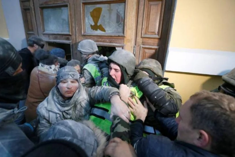 В Киеве в ходе столкновений пострадало 60 сотрудников Нацгвардии