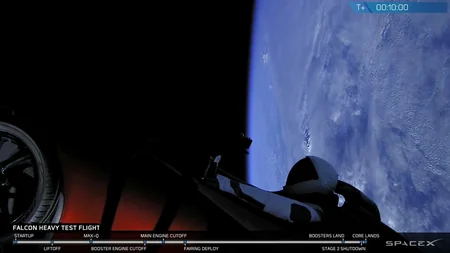 SpaceX запустила к Марсу ракету Falcon Heavy - ВИДЕО