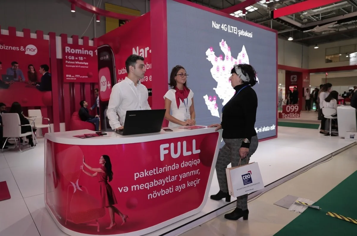 “BakuTel” sərgisində “Nar” stendinə gələnlər müasir smartfon qazanacaq