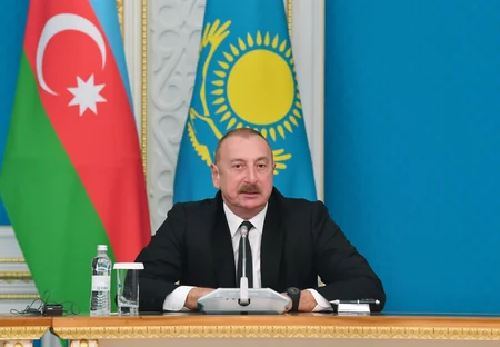 Presidents of Azerbaijan and Kazakhstan make press statements (UPDATED)
