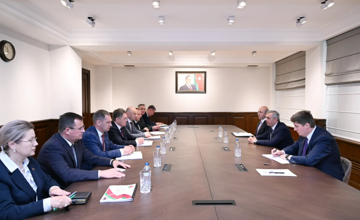 Samir Nuriyev Belarusun Baş nazirinin müavini ilə görüşüb