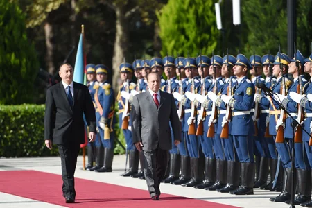 Pakistanın baş naziri Məhəmməd Nəvaz Şərifin rəsmi qarşılanma mərasimi olub