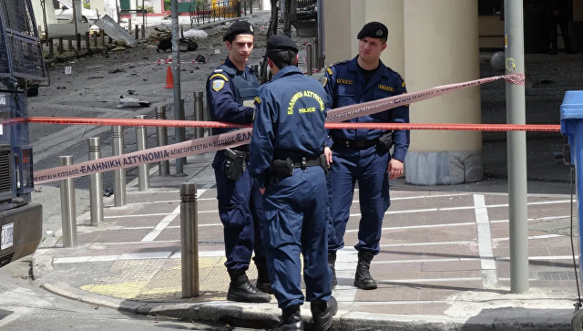 В центре Афин взорвалась бомба