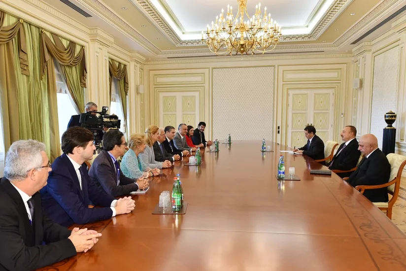 President Ilham Aliyev received delegation of European People's Party