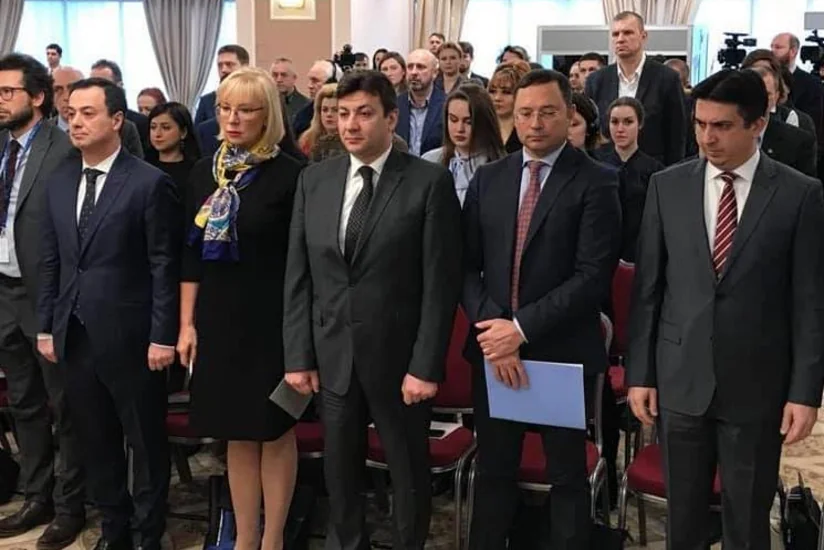 Kiyevdə Xocalı faciəsinə həsr olunmuş konfrans keçirilib - FOTO