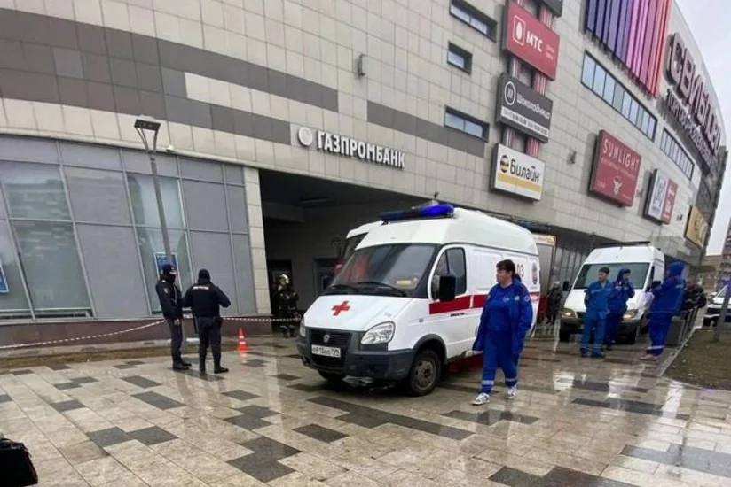 На северо-востоке Москвы в отделении банка в ТЦ произошел взрыв