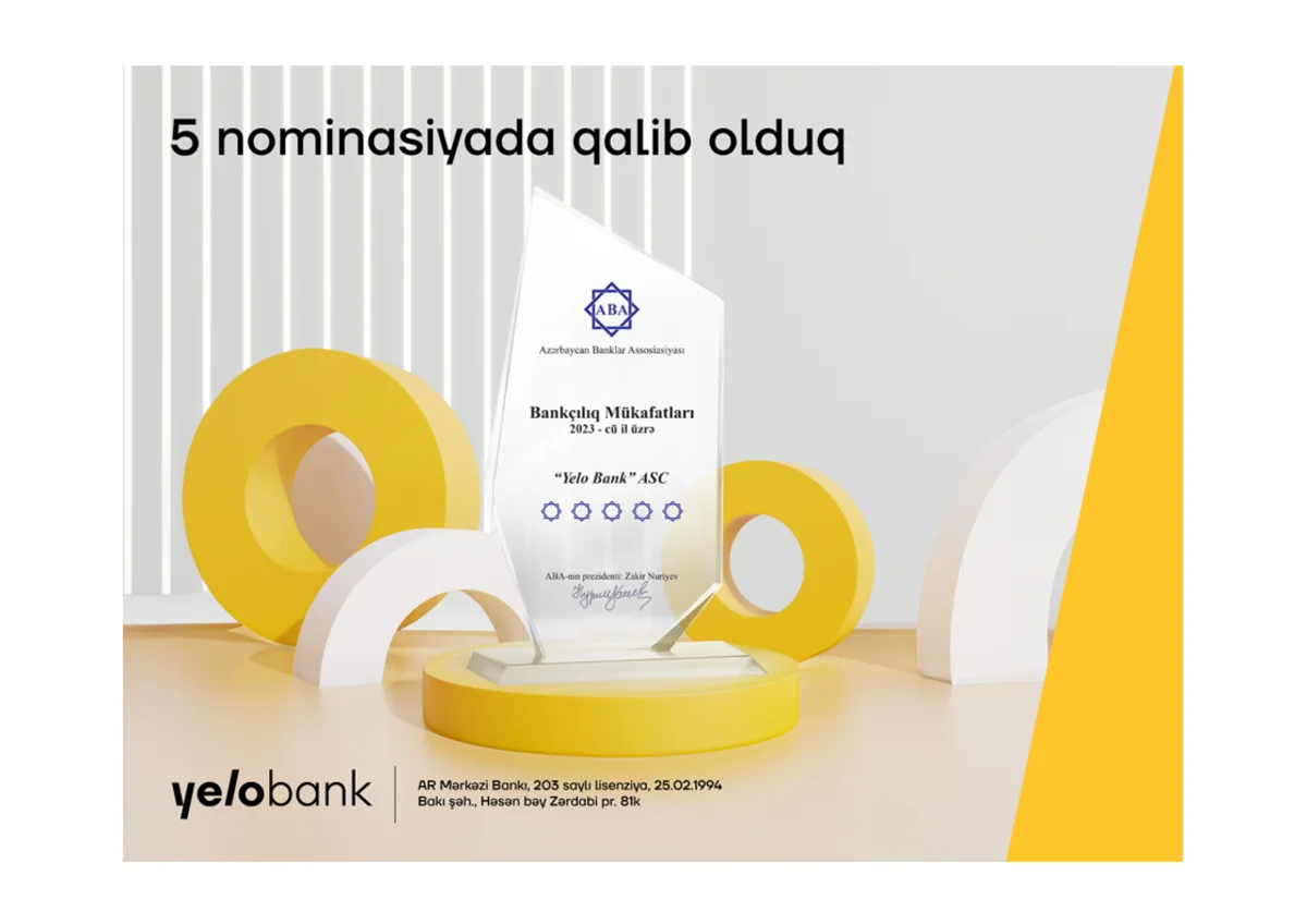 Yelo Bank 5 nominasiyada qalib oldu!