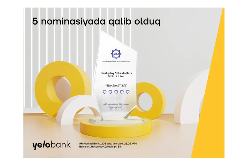 Yelo Bank 5 nominasiyada qalib oldu!