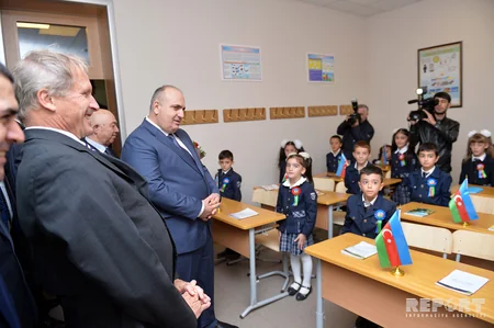 US build a new school for IDPs from Lachin district of Azerbaijan