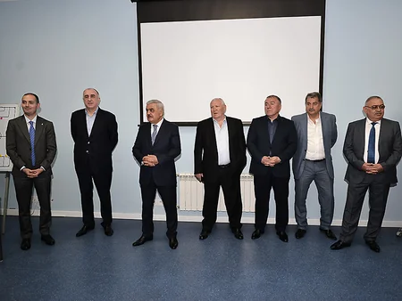 AFFA rəhbərliyi milli komanda ilə görüşüb