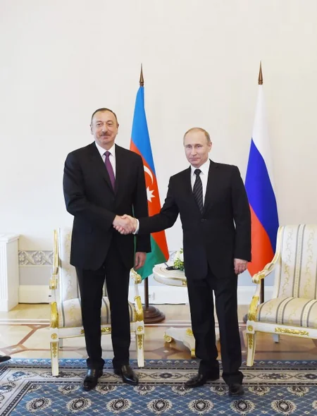 Состоялась встреча президентов Азербайджана и России