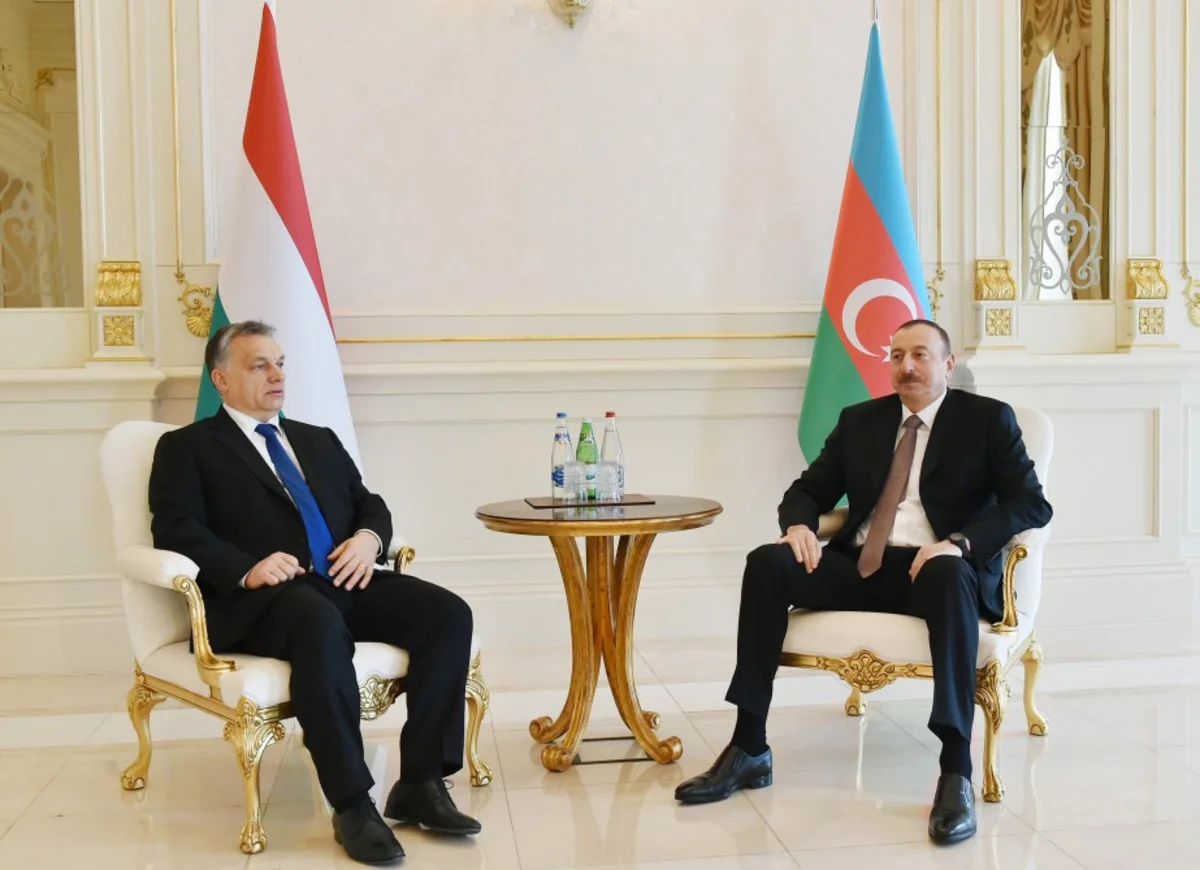 Azərbaycan prezidenti və Macarıstanın baş naziri arasında təkbətək və geniş tərkibdə görüş keçirilib