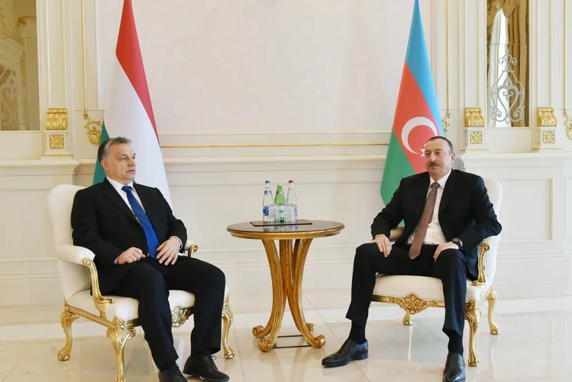 Azərbaycan prezidenti və Macarıstanın baş naziri arasında təkbətək və geniş tərkibdə görüş keçirilib