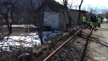 “Azəriqaz” Gədəbəyin 6 kəndini qazlaşdırır - VİDEOREPORTAJ