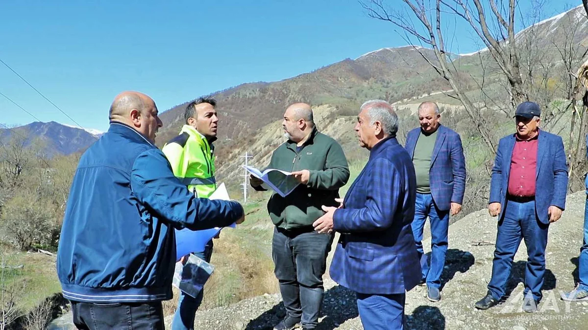 Saleh Məmmədov Qarabağdakı yol layihələrinə baxış keçirib