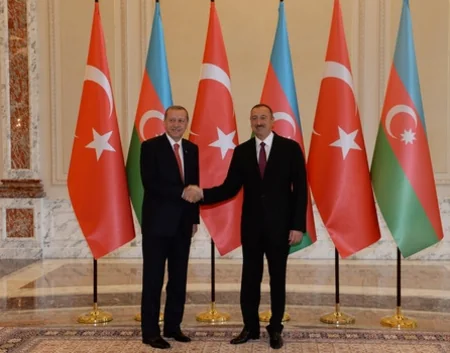 Official welcome ceremony held for Turkish President in Azerbaijan