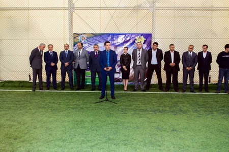 Gənc jurnalistlərin 1-ci Futbol Çempionatının açılış mərasimi keçirilib