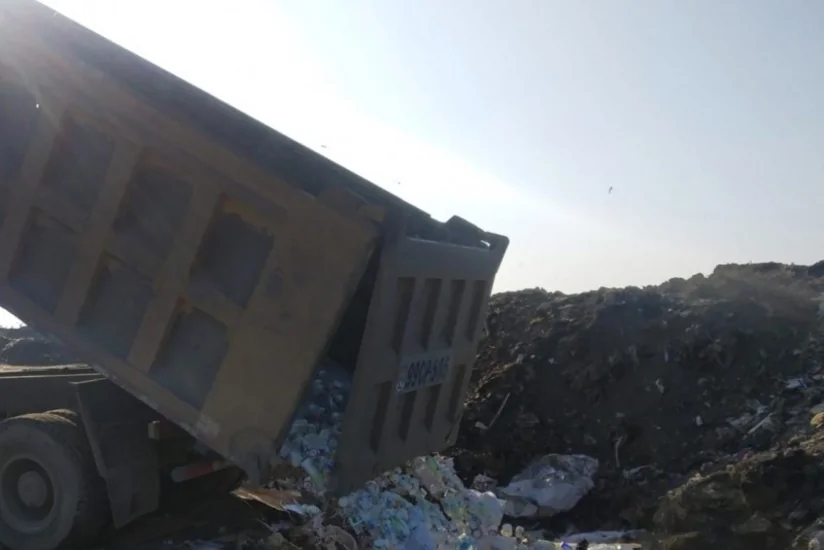 İstehlaka yararsız 10 ton süd məhsulu məhv edilib