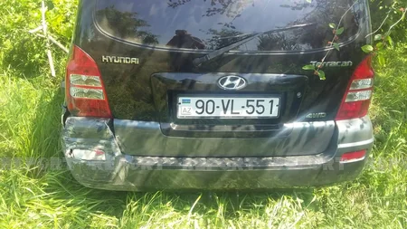 Kürdəmirdə iki avtomobil toqquşub, xəsarət alan var